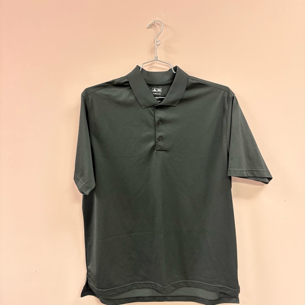 Adidas Golf Climalite Polo Shirt Mens XL Black Short Sleeve Performance RN 88387
